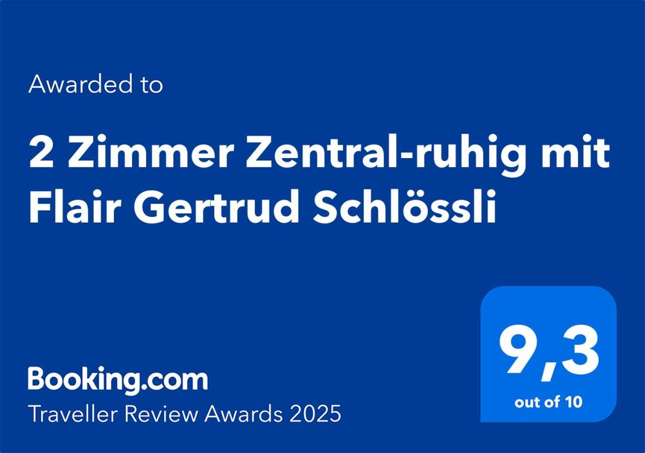 2 Zimmer Zentral-Ruhig Mit Flair Gertrud Schloessli Saint-Gall Extérieur photo